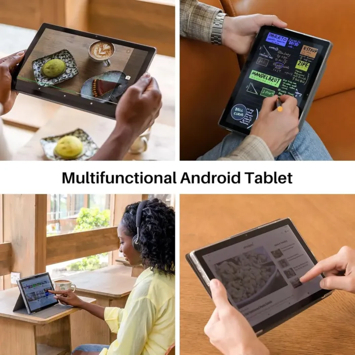 HUION Kamvas Slate 10 Standalone Drawing Tablet No Computer Needed with Full-Laminated Screen, 10.1-inch Digital Art Tablet with 4096 Levels Stylus Pen, Android 12, 8GB+128GB for Artist Beginner - Image 8