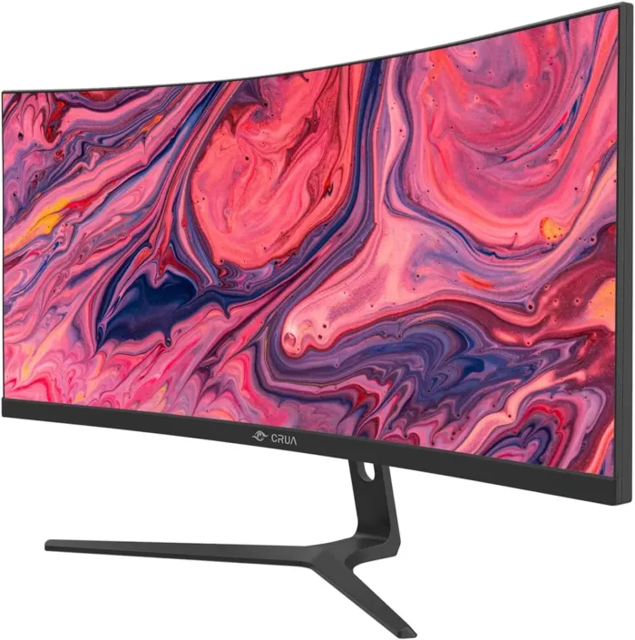 CRUA 30Inch Ultrawide Curved Monitor, 21:9 WFHD(2560x1080P) VA Computer Monitor, 99% sRGB 100HZ 1500R PC Monitors Support FreeSync, Wall-Mounted, with HDMI/DP Display Port-Black - Image 3