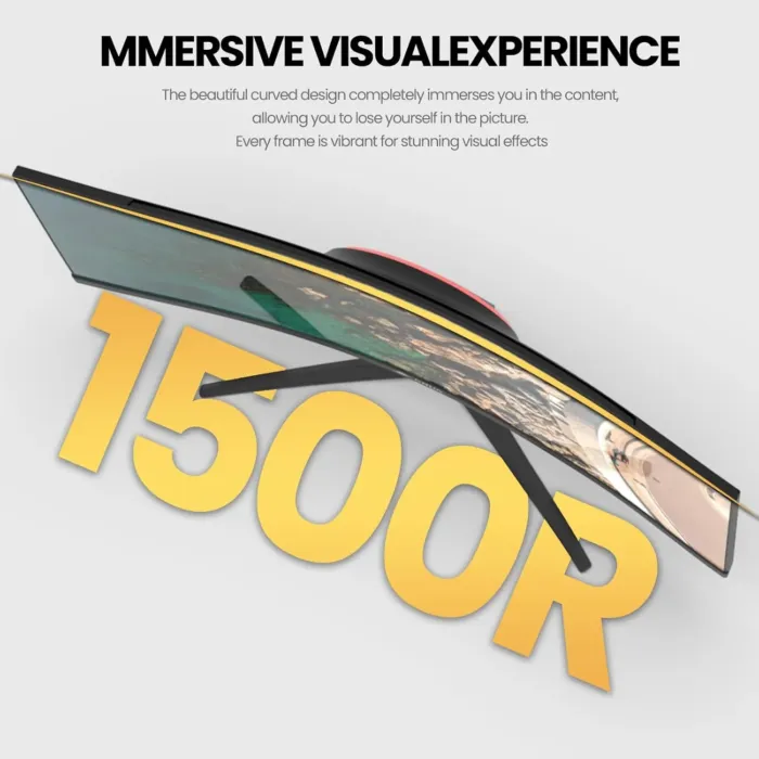 CRUA 30Inch Ultrawide Curved Monitor, 21:9 WFHD(2560x1080P) VA Computer Monitor, 99% sRGB 100HZ 1500R PC Monitors Support FreeSync, Wall-Mounted, with HDMI/DP Display Port-Black - Image 7
