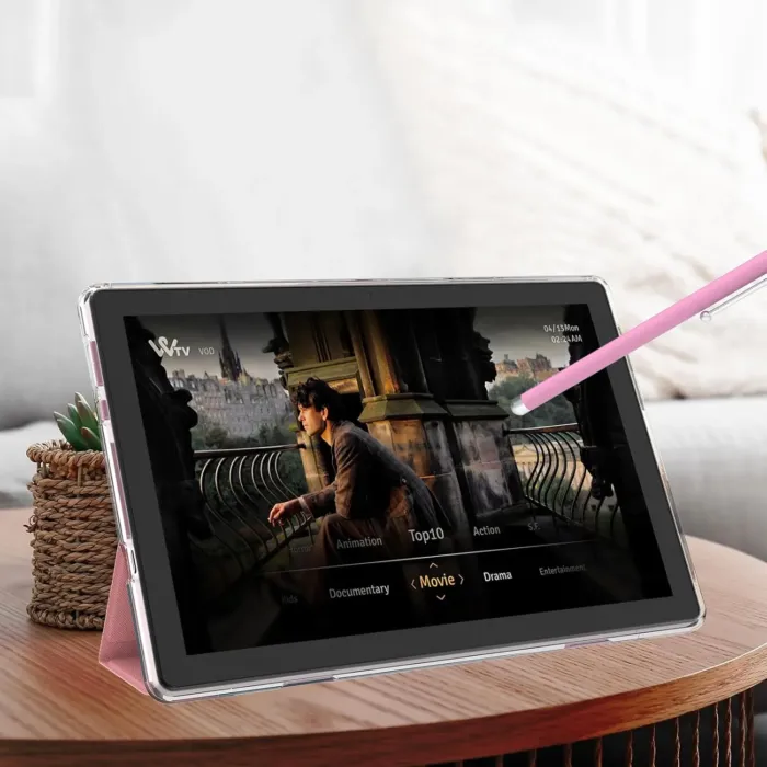 Android 15 Tablet 10 inch Tablets with Case, 10GB RAM + 64GB ROM (Expand to 1TB), Quad Core Processor Tablets, 5G WiFi 6, BT5.0, 1280x800 HD Screen, 6000mAh, Dual Camera, GMS, Widevine L1, Pink - Image 8