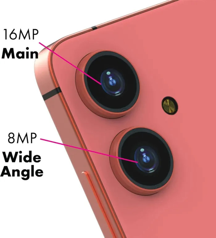 NUU N20 Basic Cell Phone for T-Mobile, Mint, Metro, Qlink, Tello and More 6GB/128GB, Perfect for Teenagers, Dual SIM 4G, Octa-Core 6.6" 90Hz HD+, Unlocked Phones Android Phone 14, US Warranty (Pink) - Image 5