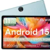 2025 Android 15 Tablet 11inch, 12GB+128GB+512GB, Support Face Unlock,18W Fast Charging with 8000mAh Large Battery,Dual WiFi6, Dual Camera,Octa-Core CPU, Bluetooth,HD Touchscreen Display