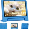 2025 Kids Tablet, Octa-core, Android 14 Tablet for Kids with Case, 6000mAh Battery with Kids Space, Parental Control, Dua l WiFi6, Kids App Pre-Installed, Great Gift for Children