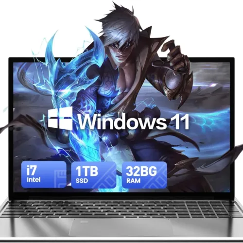 2025 Latest 15.6” Laptop Computer Windows 11, Intel Core i7-6500U Laptop 32GB DDR4 1TB SSD, FHD 1080P Display & Backlit Keyboard, Webcam,5G Wi-Fi, BT5.2, HDMI, USB3.0