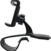 360Degree Car Phone Holder Snap Type Rotation Mobile Phone Bracket for Dashboard Easy Installation Compatible with All Smartphones
