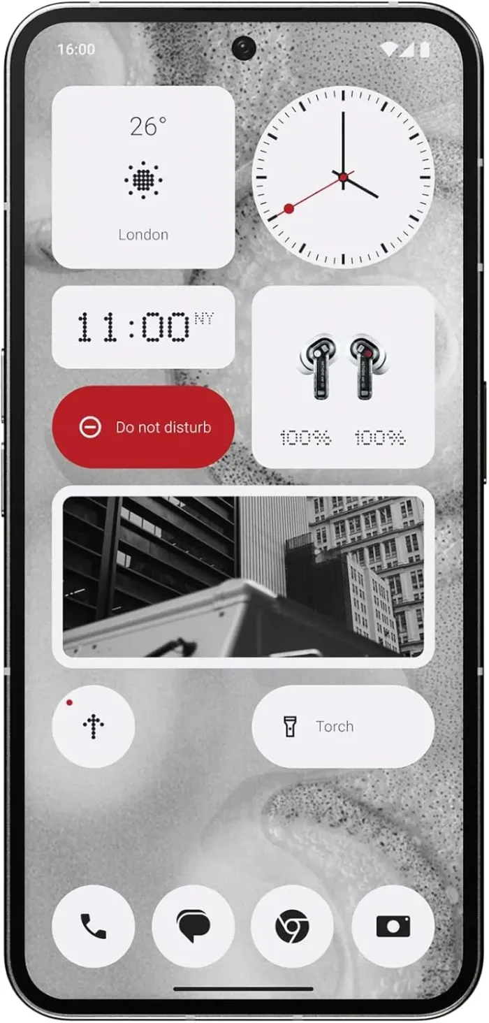 Nothing Phone (2) 5G - 6.7” LTPO AMOLED Display, 256GB + 12GB RAM, Glyph Interface, OS 2.0, Unlocked Android Smartphone - International/Global Version (White) - Image 6
