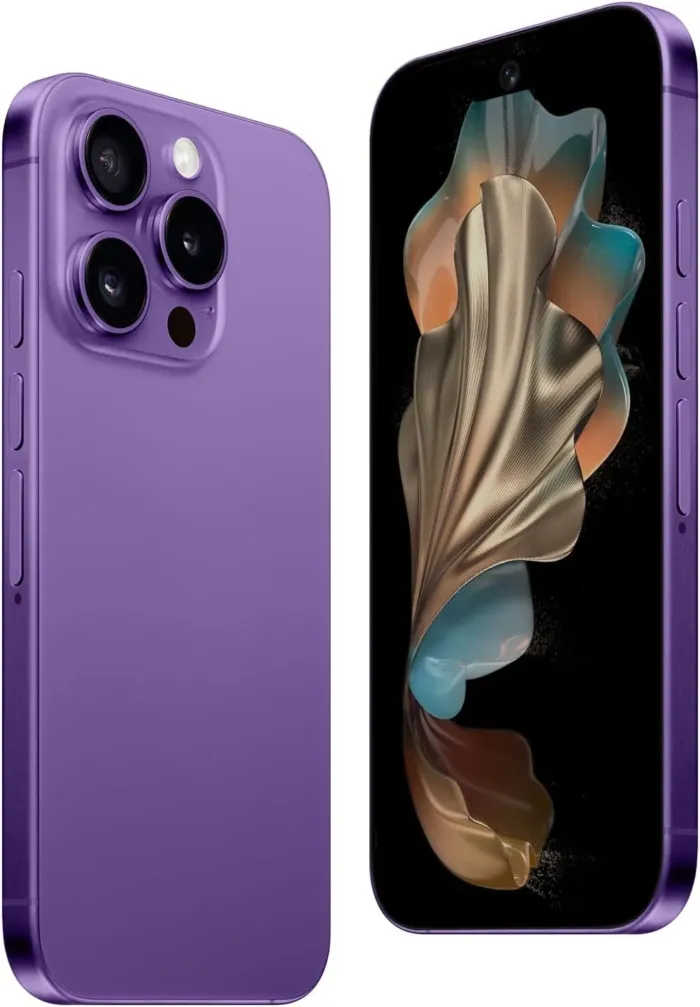 A15 Promax, 5G Net Unlocked Cell Phone, 8+512GB Android Phones, Android 14.0, 120Hz,108MP Camera, 5G Dual SIM Smartphone, 6800 mAh Battey Android Phone, Unlocked for All Carriers (Purple) - Image 2