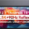 ALLDOCUBE iPlay60 Pad Pro 12.1" Tablet, 2560 * 1600 Resolution 90Hz Reflex, PC Mode, Face Recognition, Android 14 Tablet, 10000mAh, 33W Fast Charging, Widevine L1, 4 Speakers 8MP+16MP, 20GB+128GB+1TB