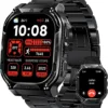 AMAZTIM GPS Smart Watch for Men, 6 Satellite Positioning, Compass, Stainless Steel Body, 50M Waterproof, 480mAh Extra-Large Battery, Answer/Make Call, 1.96" AMOLED Screen, Compatible for Android iOS