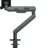 AOC AM400G Single Monitor Stand - Full Adjustable Monitor Desk Mount Swivel Vesa Bracket with C Clamp, Grommet Mounting Base for 17 to 34 Inch Computer Screens - Each Arm Holds 4.4 to 19.8lbs
