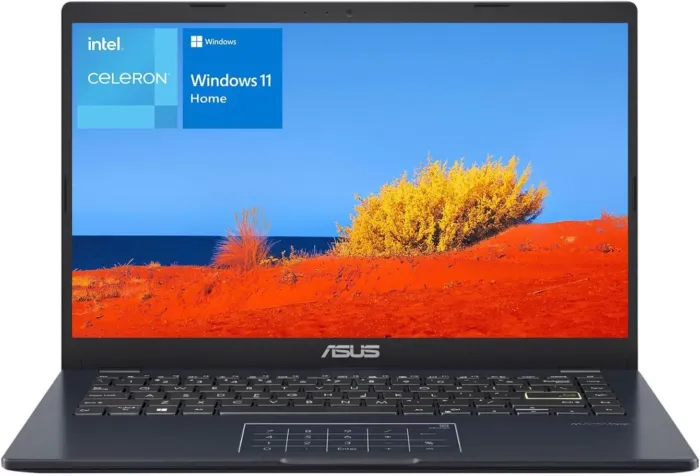 ASUS 14" Laptop, 14" FHD Display, Intel Celeron N4500, 4GB Memory, 64GB eMMC, Touchpad, Webcam, HDMI, Wi-Fi, Windows 11 Home, Quiet Blue - Image 2