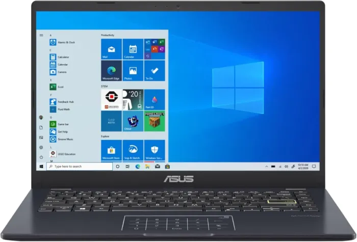 ASUS E410 Intel Celeron N4020 4GB 64GB 14-Inch HD LED Win 10 Laptop (Star Black) - Image 2