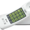 AT&T TRIMLINE 213 Corded Home Phone with Extra Big Buttons & Visual Ringer. No AC Power Required, Improved Easy-Wall-Mount, Lighted Keypad, 10 Speed Dial Keys, Volume Control, Senior Friendly. White