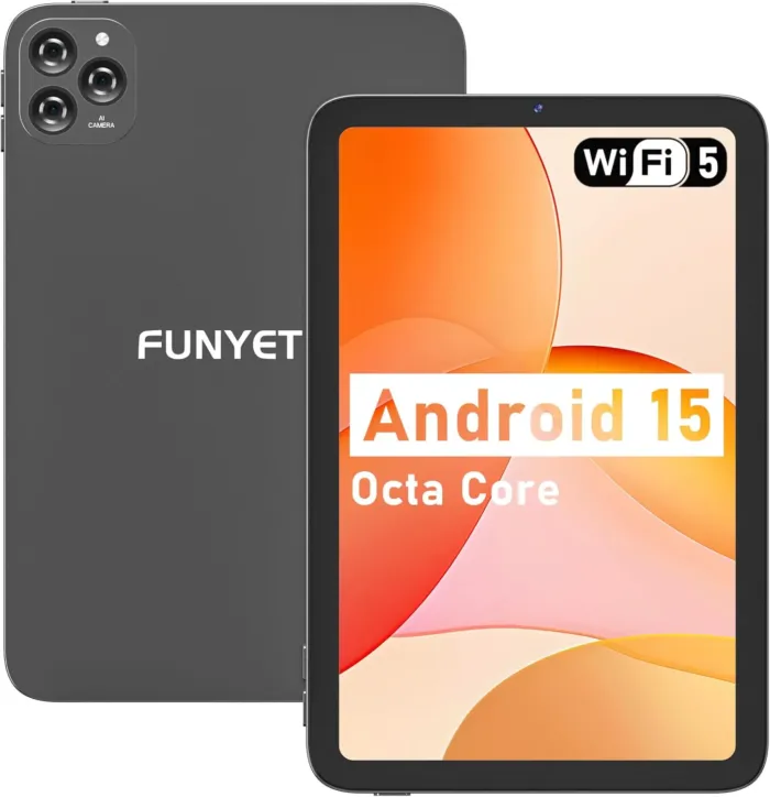 Android Tablet,10 inch Tablets 2025,8GB (4+4) RAM 128GB Storage (Expandable),Octa-Core Processor,HD Display,Dual Cameras,6000mAh Battery,GPS, Wi-Fi 5,Bluetooth 5.0,Incell Screen,Metal Shell - Image 2