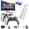 BADGOAL 2025 New Retro Game Console, Nostalgia Gaming Stick, Classic Video Games with 4K HDMI, 20,000+ Games and 23 Emulators, Upgraded Dual 2.4G Wireless Controllers 64GB