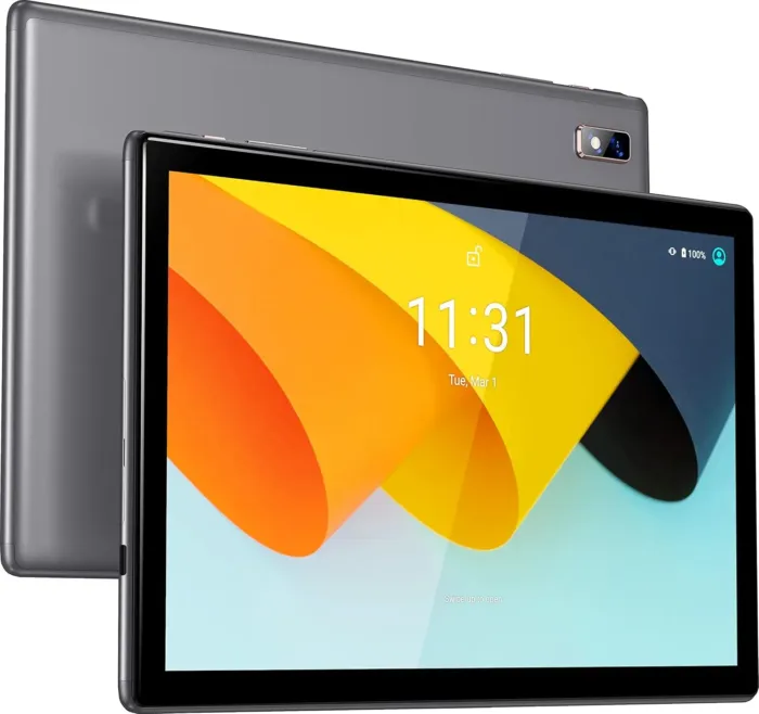 BYYBUO A10_L 10.1 inch Tablet, 4GB RAM 64GB ROM | Android 13 Tablets, Quad-Core Processor, 5000mAh Battery, 1280x800 IPS HD Touchscreen, 5MP+8MP Camera, Bluetooth, WiFi, Grey - Image 2