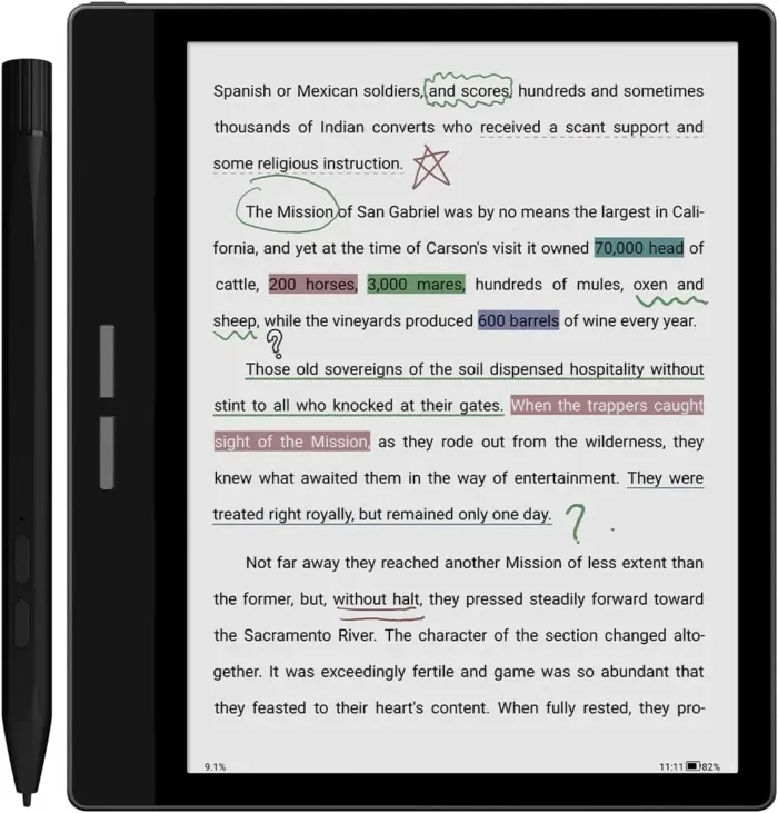 Bigme B751C Color ePaper Tablet 7 Inch for Note-Taking, Reading and Writing with Case and Stylus - Image 2