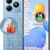 Blackview Wave 8C Unlocked Cell Phone, Android 14 Unlocked Phones, 5000mAh Smartphone, Octa-Core 6GB+64GB/SD 2TB Expand, 6.56"HD, 2 Years Warranty, 3 Card Slots, 3.5mm Headphone Jack, 4G Dual T-Mobile