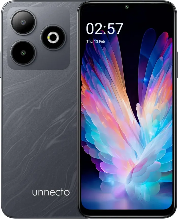 Bolt 10 | Dual SIM | Unlocked Smartphone | Android 14 | 2 Day Battery | NFC | 6.56” HD+ Display | 4GB + 8GB VRAM | 128GB Storage | 16MP Dual Camera | Fingerprint | Charcoal - Image 2