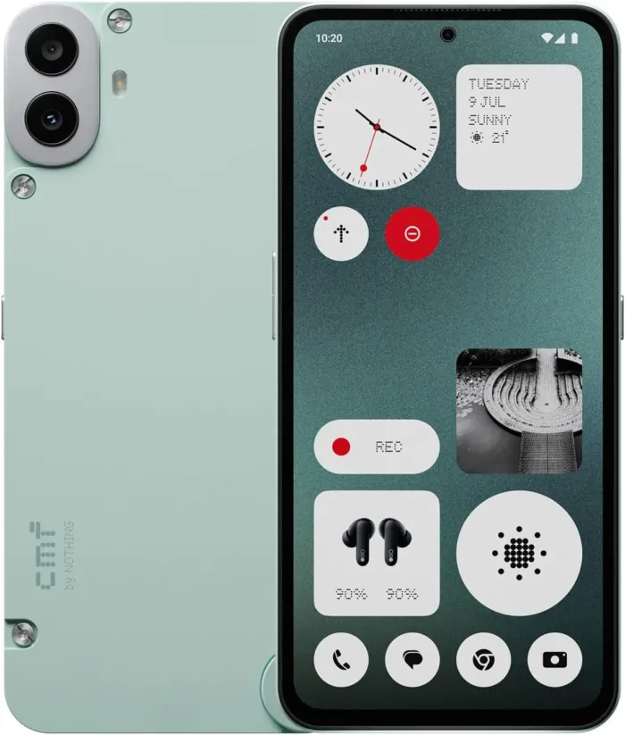 CMF Phone 1 8+256GB - Unlocked Smartphone with 50 MP Rear Camera with Ultra XDR, 6,67" Super AMOLED Display and Nothing OS 2.6 - Light Green - Image 2