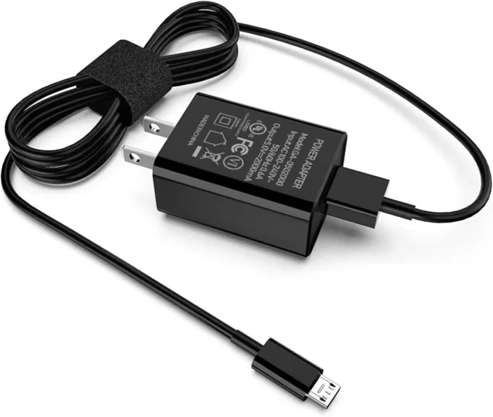 Fast Charger Compatible for Fire UL Listed AC Adapter 2A Rapid Charger with 6.6Ft Micro-USB Cable for All-new Fire 7 HD 8 10 Plus Tablet, Kids Pro, Kids Edition, HD HDX 7” 8.9” (Black) - Image 2