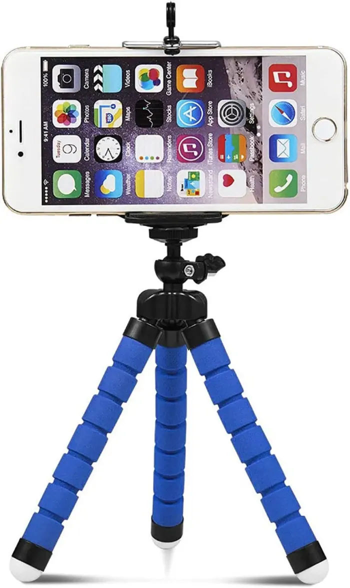 Flexible Tripod Mini Universal Octopus Leg Style Portable and Adjustable Tripod Stand with Clip Bracket Mount Holder for Mobile Phone, Cellphone, Smartphone, Digital Camera - Image 2