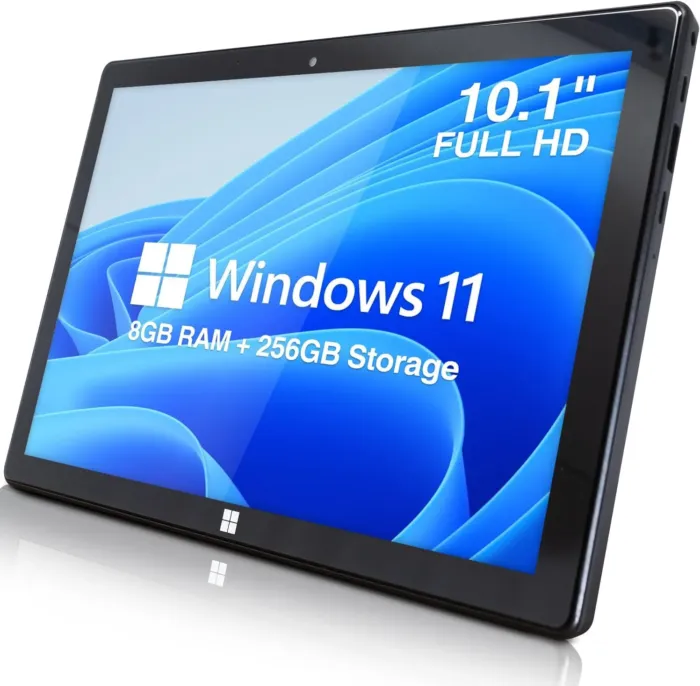 Fusion5 10.1" Windows 11 Tablet PC - FWIN232 Plus Ultra Slim Tablet Computer - 8GB RAM, Full HD 10 Inch Display, 5G WiFi, Quad-Core CPU, USB 3.0, Micro HDMI, Dual Cameras, Bluetooth - Image 2