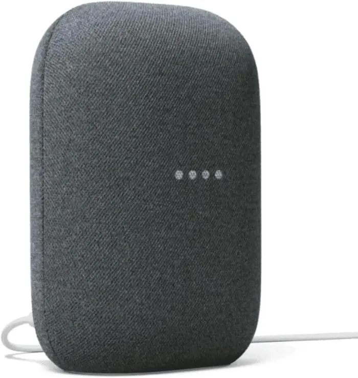Google Audio Bluetooth Speaker - Wireless Music Streaming, Powerful Sound, Assistant Built-in, Wi-Fi and Bluetooth Connectivity, Smart Home Control, Stereo Pairing (Charcoal) - Image 2