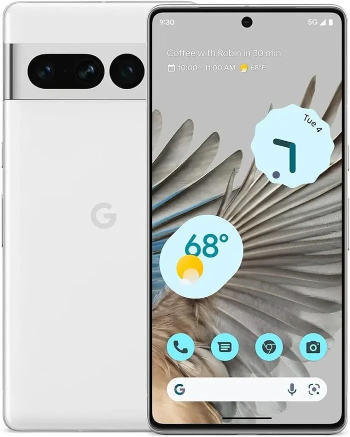 Google Pixel 7 Pro - 5G Android Phone - Unlocked Smartphone with Telephoto/ Wide Angle Lens, and 24-Hour Battery - 256GB - Snow - Image 2
