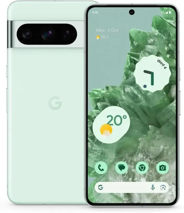 Google Pixel 8 Pro - Unlocked Android Smartphone with Telephoto Lens and Super Actua Display - 24-Hour Battery - Mint - 128 GB - Image 2