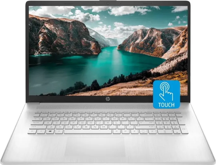 HP 17 Laptop, 17.3" HD+ Touchscreen Display, 12th Gen Intel Core i7-1255U, 64GB RAM, 2TB SSD, Webcam, HDMI, SuperSpeed USB Ports, Wi-Fi 6, Windows 11 Home, Silver - Image 2
