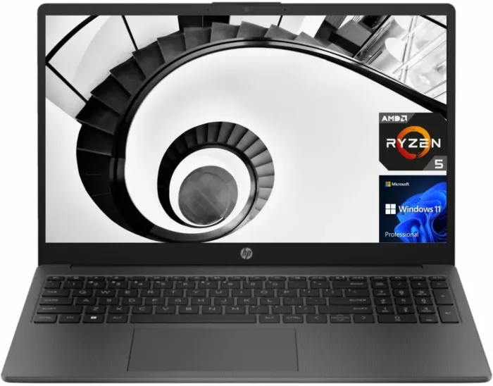 HP 255 G10 Business Laptop, 15.6" FHD Display, AMD Ryzen 5 7530U, 32GB RAM, 1TB PCIe SSD, Numeric Keypad, Webcam, HDMI, Wi-Fi 6, Windows 11 Pro, Grey - Image 2