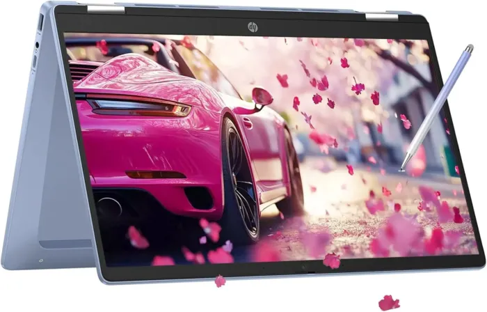 HP Chromebook x360 Laptop 2in1-14inch Touchscreen Tablet Stylus Pen - 8GB RAM - 256GB SSD - FHD Display - Intel Core i3 N305 Beat i3-1115G4 - Backlit Keyboard - USB C -School Kids - 2024 - Image 2