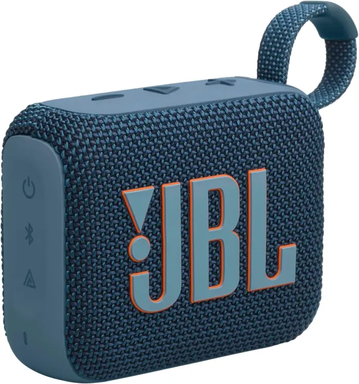 JBL Go 4 - Ultra-Portable, Waterproof and Dustproof Bluetooth Speaker, Big Pro Sound with Punchy bass, 7-Hour Built-in Battery, Made in Part with Recycled Materials (Blue) - Image 2