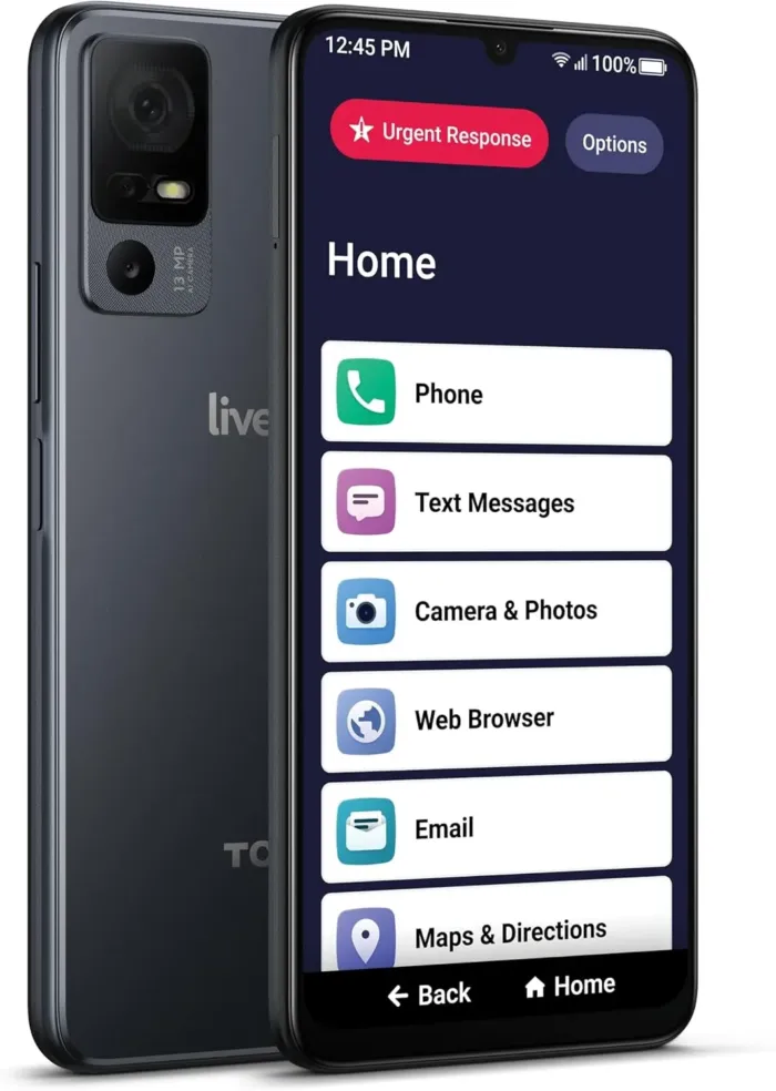 LIVELY Jitterbug Smart4 Smartphone for Seniors - Cell Phone for Seniors - Not Compatible with Other Wireless Carriers - Must Be Activated Phone Plan - Image 2