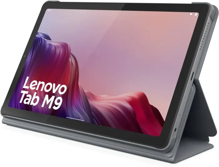Lenovo Tab M9-2023 - Tablet - Long Battery Life - 9" HD - Front 2MP & Rear 8MP Camera - 3GB Memory - 32GB Storage - Android 12 or Later - Folio Case Included,Gray - Image 2