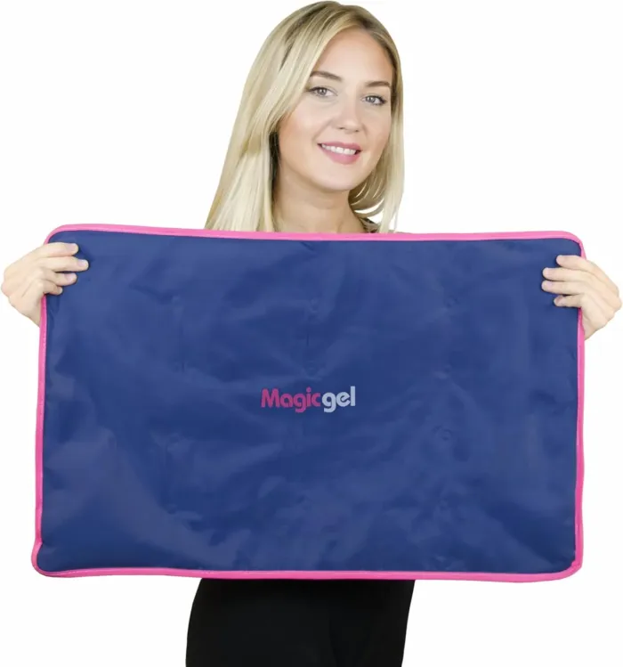 Magic Gel Extra Large Reusable Ice Pack (15" x 23.5") for Max Back and Full Body Pain Relief from Injuries, Swelling, Bruises, Sprains - FSA HSA Eligible - Ice Blanket for Sleeping & Physical Therapy - Image 2
