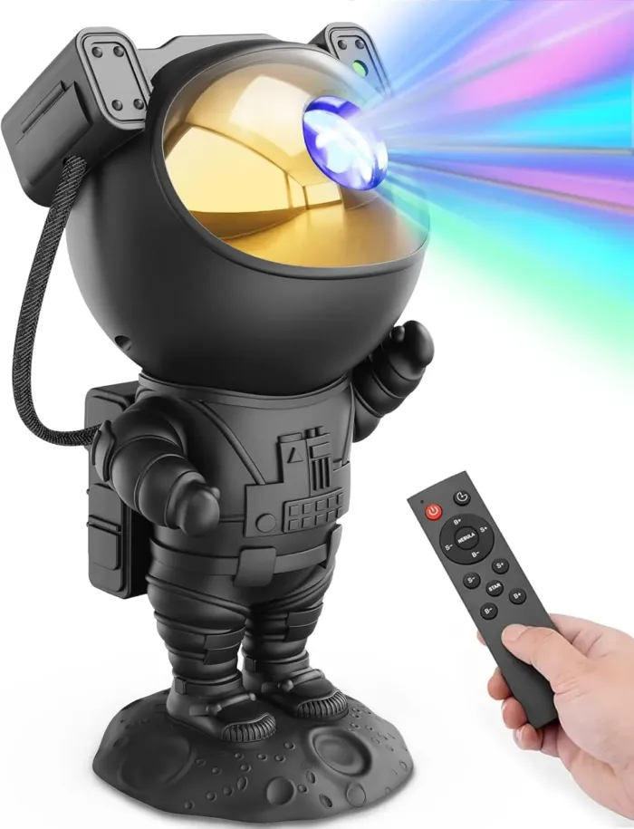 Mooyran Night Light Projector - Cool Stuff Tiktok Trend Items, Galaxy Star Astronaut Space Ceiling Projector, Led Lights for Bedroom Accessories Kids Room Decor, Starry Nebula Lamp - Image 2