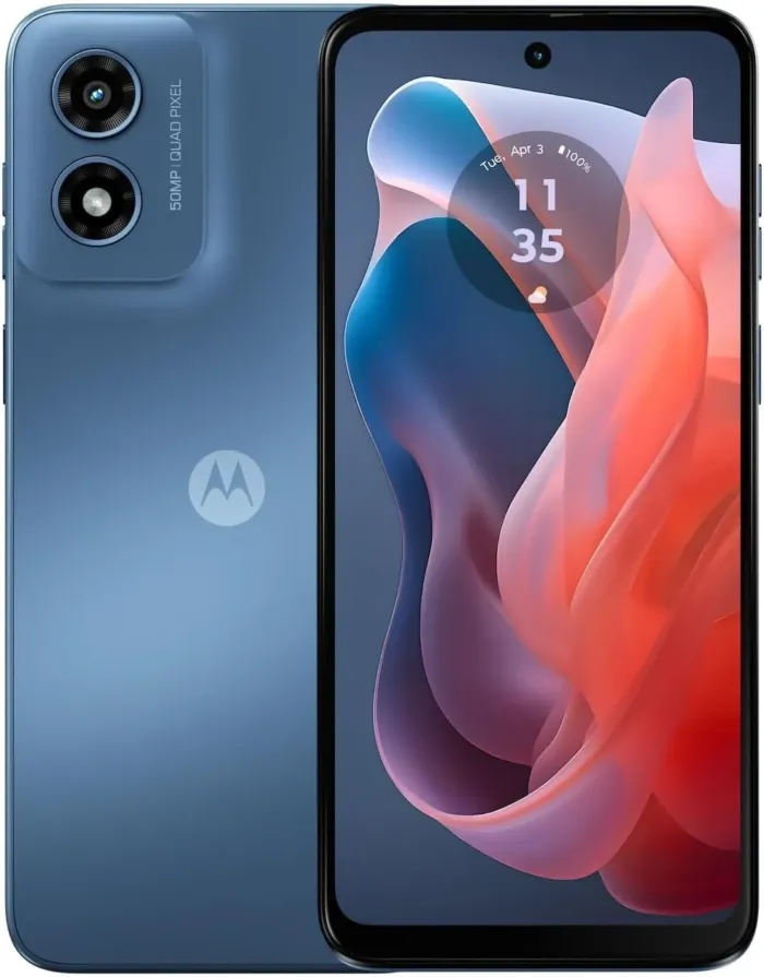 Moto G Play | 2024 | Unlocked | Made for US 4/64GB | 50MP Camera | Sapphire Blue - Image 2
