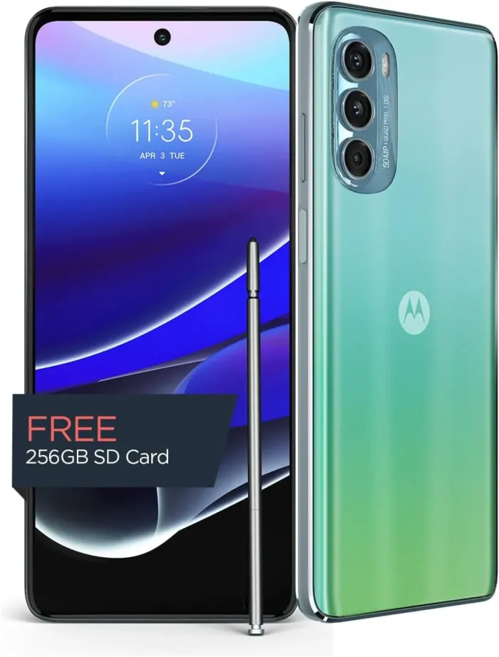 Motorola Moto G Stylus 5G ,all carriers| 2022 | Made for US 8/256GB | 50MP Camera | Seafoam Green - Image 2