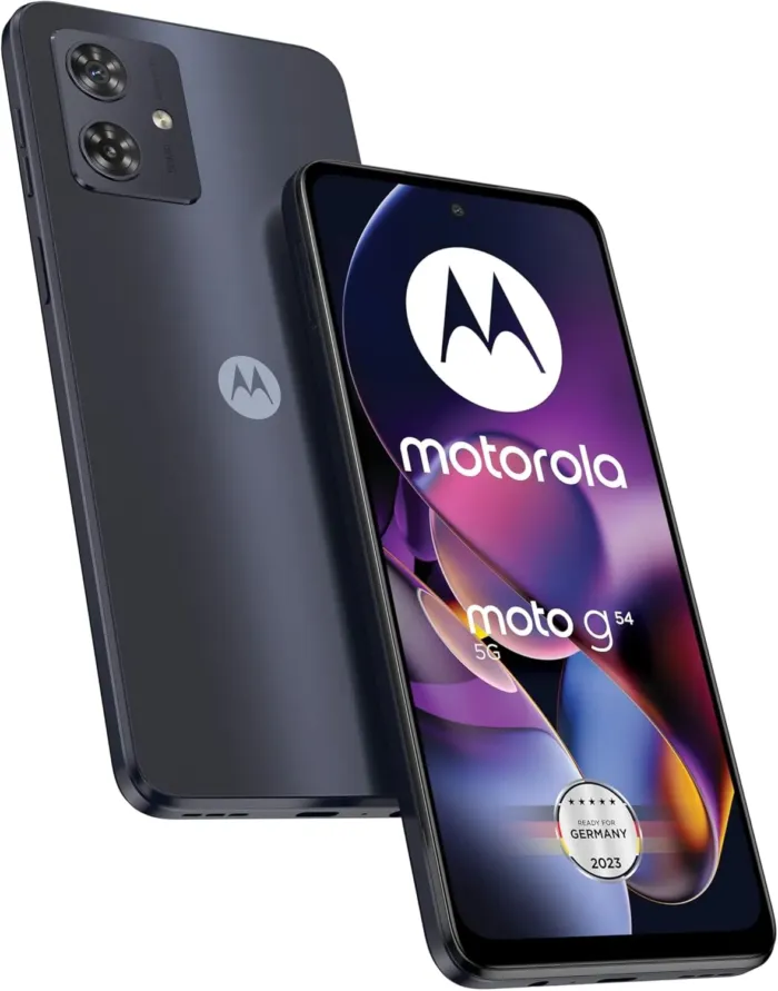 Motorola Moto G54 Dual-SIM 256GB ROM + 8GB RAM (Only GSM | No CDMA) Factory Unlocked 5G Smartphone (Midnight Blue) - International Version - Image 2