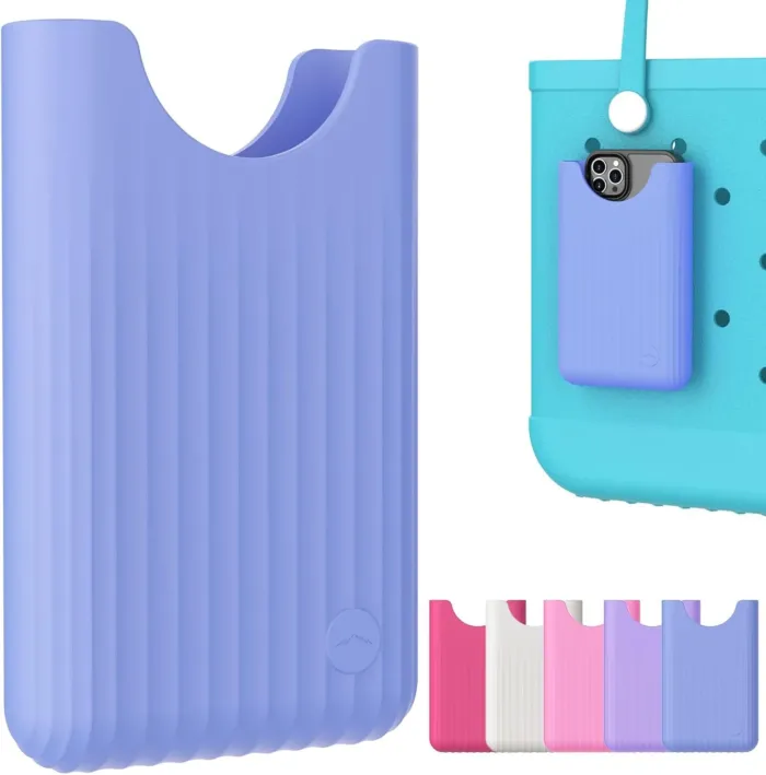 OUTXE Phone Holder for Bogg Bag, Cell Phone Holder Insert Accessory with Locking Buckle Compatible with L/XL/Original/Baby Bogg & Simple Modern Bag, No More Digging for Smartphone (Carolina Blue) - Image 2