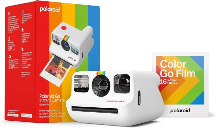 Polaroid Go Generation 2 - Mini Instant Camera + Film Bundle (16 Photos Included) - White (6282) - Image 2