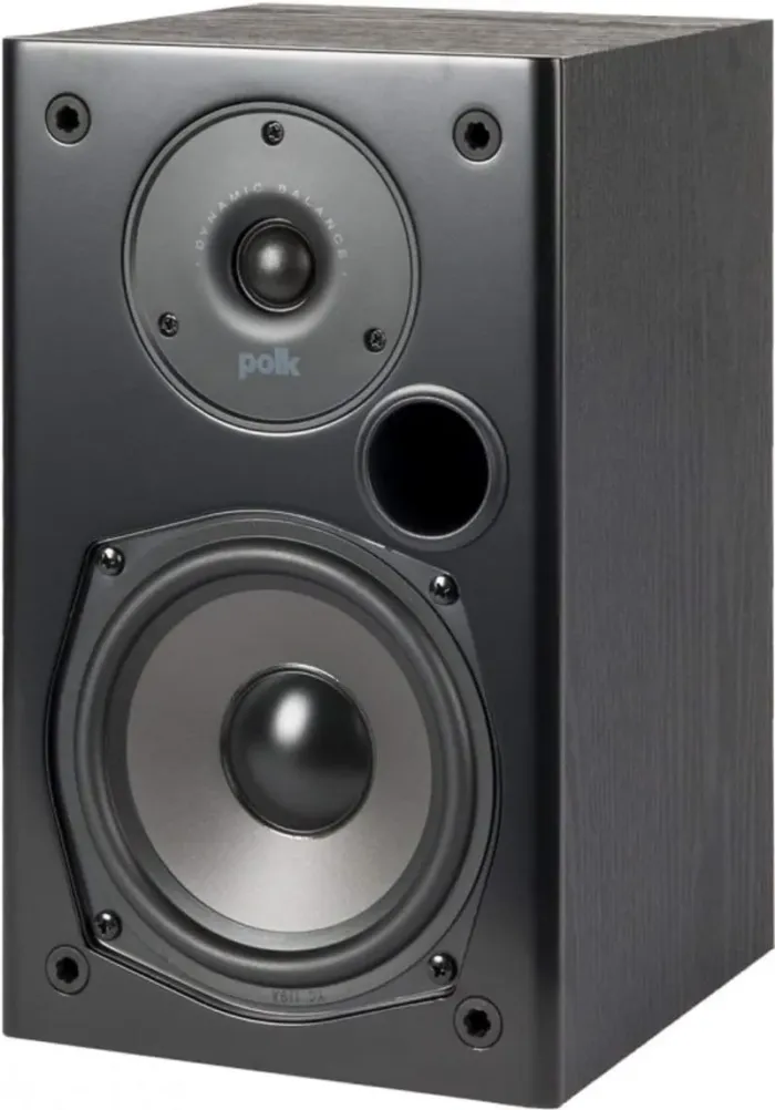 Polk Audio T15 Home Theater and Stereo Bookshelf Speakers – Deep Bass Response, Dolby and DTS Surround, Wall-Mountable, Pair, Black - Image 2