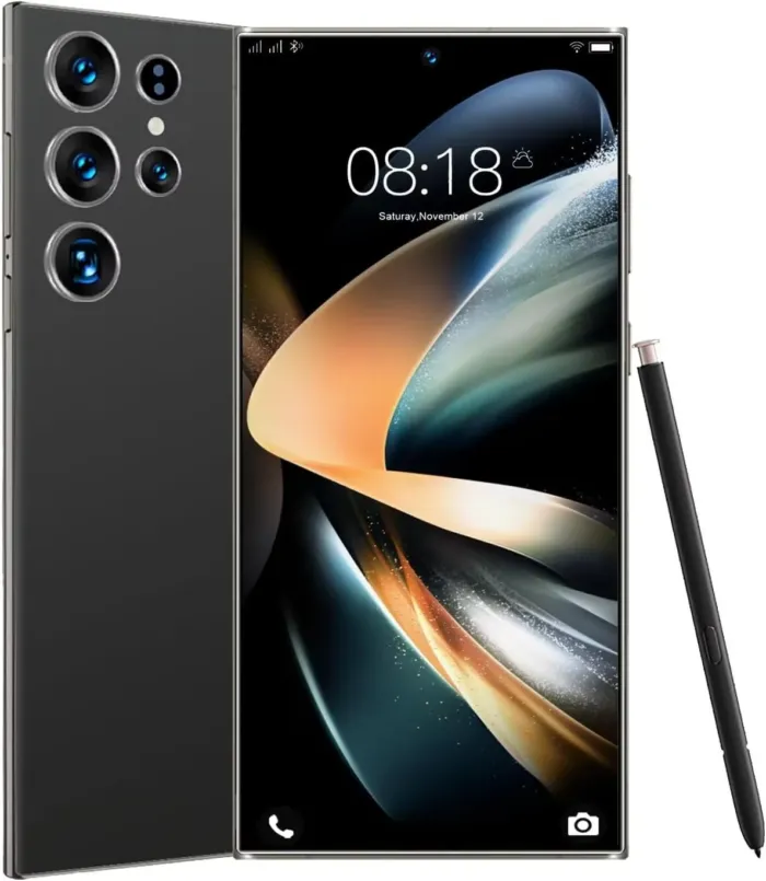 S25U+ Unlocked Cell Phone, 64GB Smartphone, Unlocked Android, 6.8 inch, New 10 Core Processor, Long Battery Life, Edge-to-Edge Display, Include Pen, US Version, 2025, Black - Image 2