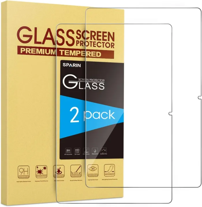 SPARIN 2 Pack Screen Protector for Samsung Galaxy Tab A9 Plus 11 Inch 2023, Case Friendly Tempered Glass HD Clear film for Samsung Tablet A9+ (SM-X210/X216/X218) - Image 2