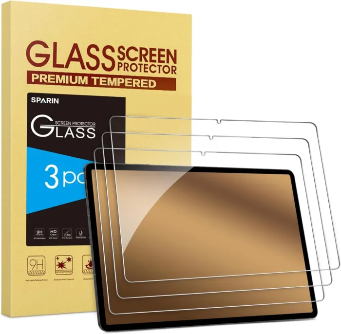 SPARIN 3 Pack Screen Protector for Samsung Galaxy Tab A9 Plus 11 Inch 2023, Tempered Glass Tablet Screen Protector for Galaxy Tab A9+ 5G (SM-X210/X216/X218), Case Friendly, Anti Scratch - Image 2