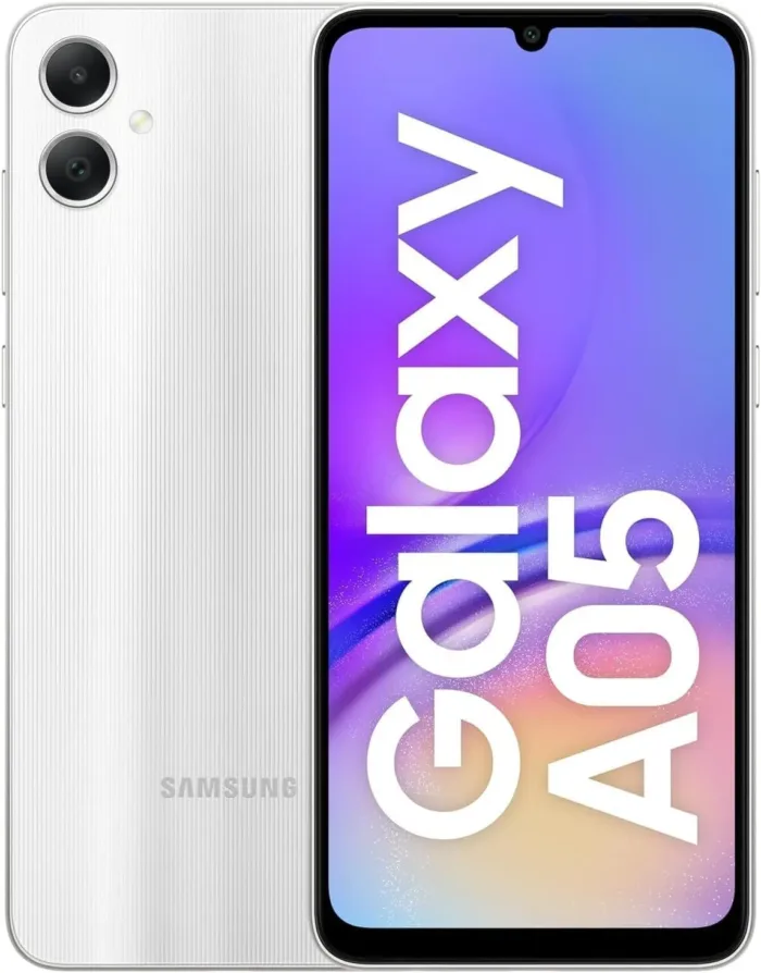 Samsung Galaxy A05 A055M 64GB Dual-SIM GSM Unlocked Android Smartphone (Latin America Version) - Silver - Image 2
