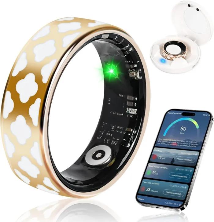 Smart Rings Fitness Monitor Sleep Teacker for Women Men - Image 2