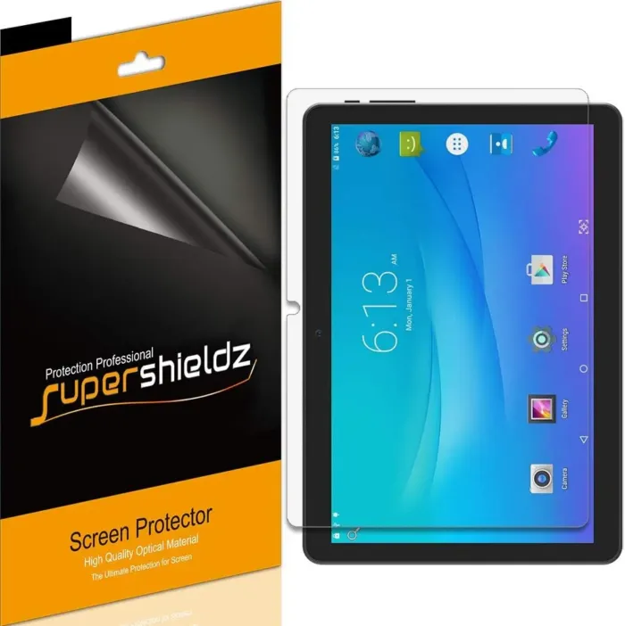 Supershieldz (3 Pack) Designed for Onn 10.1 inch Tablet and Onn Tablet Pro 10.1 inch Screen Protector, High Definition Clear Shield (PET) - Image 2